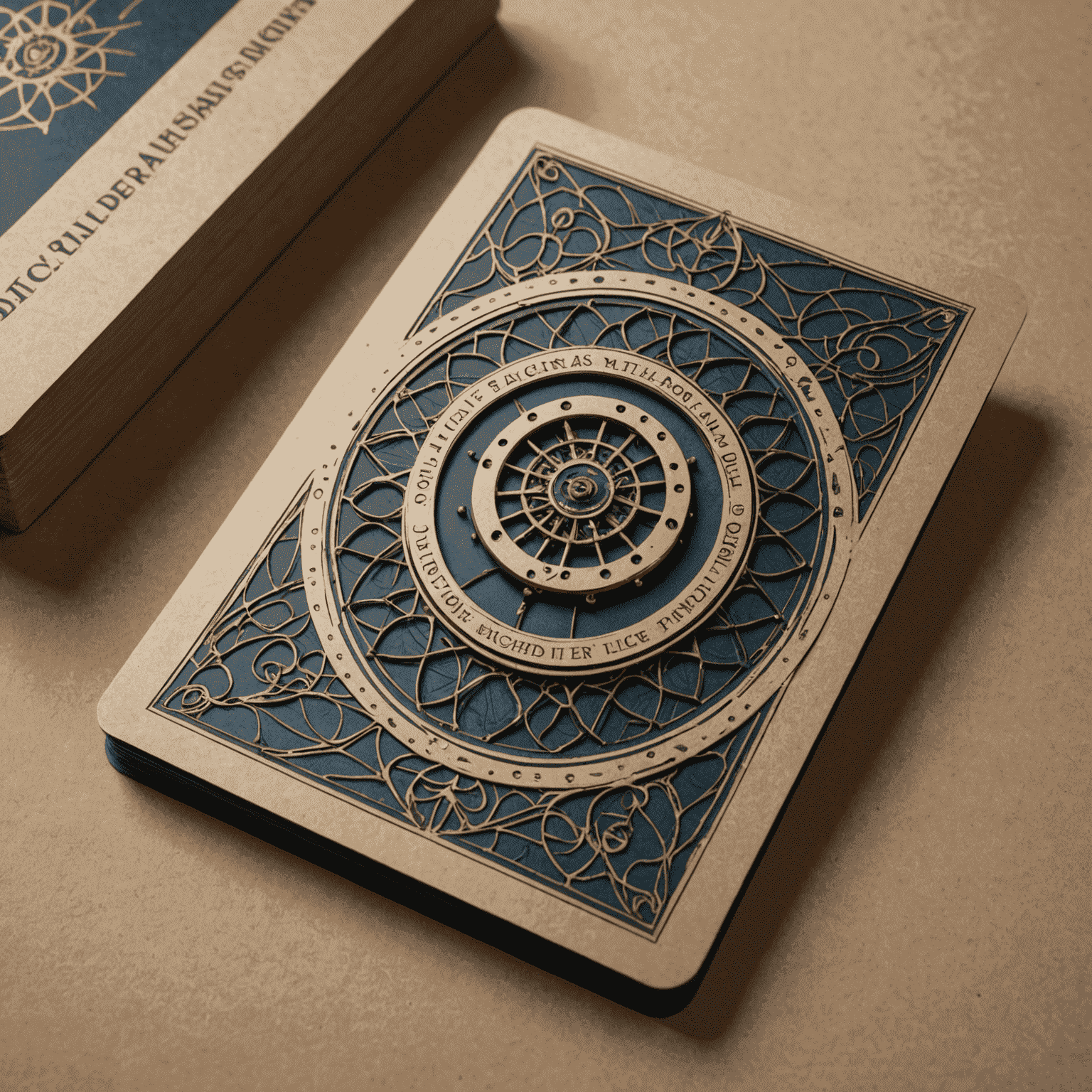 Various innovative custom card designs showcasing different materials and printing techniques